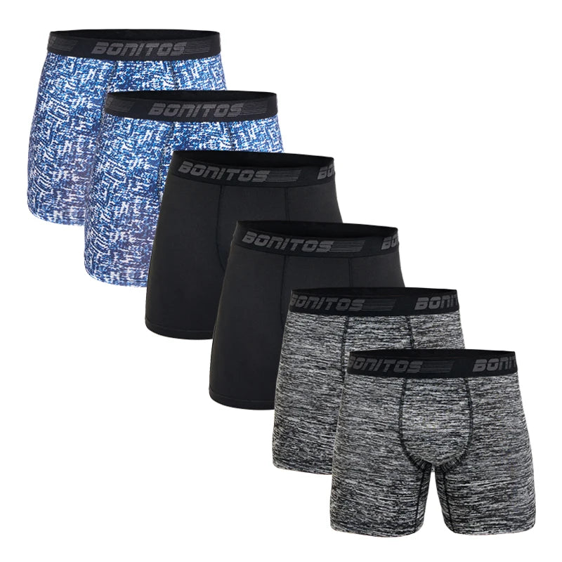 6 pièces/paquet Boxer homme grande taille boxeurs sous-vêtements pour hommes culottes en Polyester pour hommes caleçons Alphabet élastique sangle Shorts