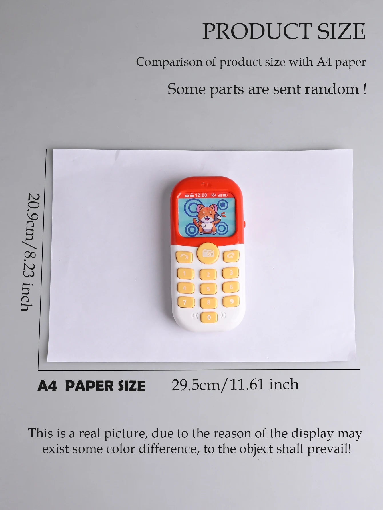 Smartphone toys, baby phone with music and light-up sounds, simulated interaction, makes phone calls, children's gifts, battery not included