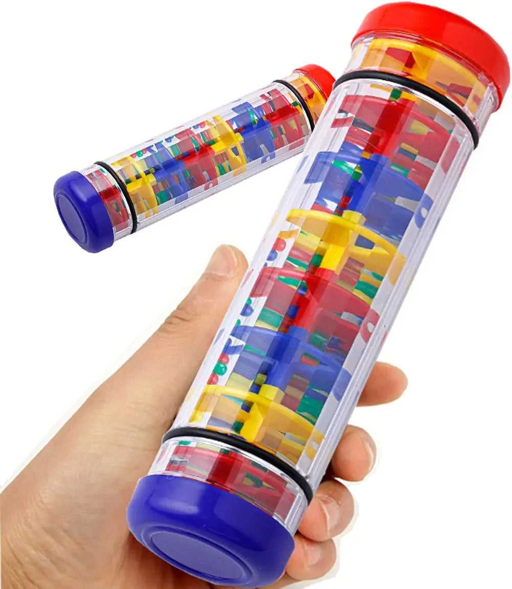 Jouets pour bébé de 6 à 12 mois, bâton de pluie sensoriel de développement, hochet secoueur, jouet pour bébé, Instrument de musique pour bébés