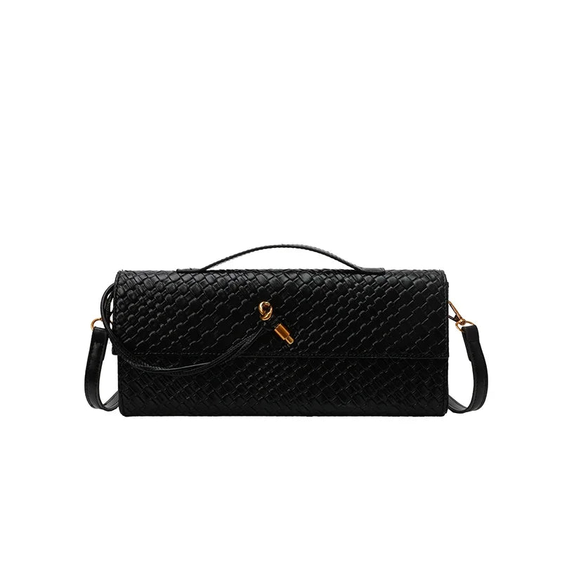 Elegant designer-inspired women's handbag - Luxury branded leather shoulder tote with optional shoulder strap 