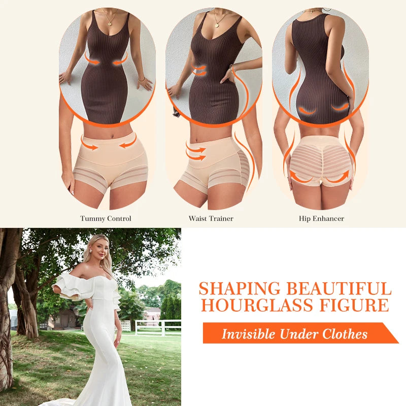 Lifter les fesses en maille, Body Shaper, Large taille, Bande de compression, TUNIControl, Vêtements protubérants, Combinaison de batterie, Fajas