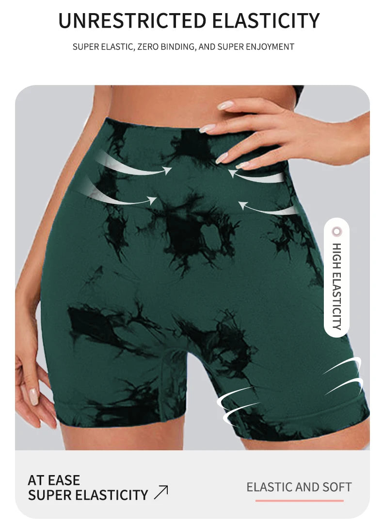 Pantalon moulant de sport trois pièces sans couture pour femmes, shorts sexy de yoga et de fitness, taille haute, levage de la hanche