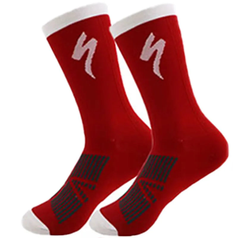 1 paire de chaussettes de sport antidérapantes, respirantes et absorbant la sueur, pour fitness, course à pied, basket-ball, football