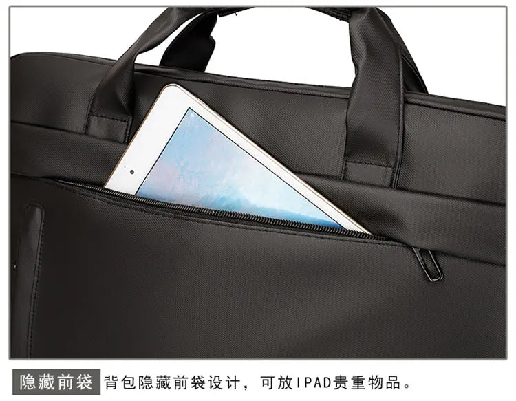 Sac pour ordinateur portable 15,6 pouces pour vêtements de travail quotidiens et sac à main de travail pour hommes et femmes