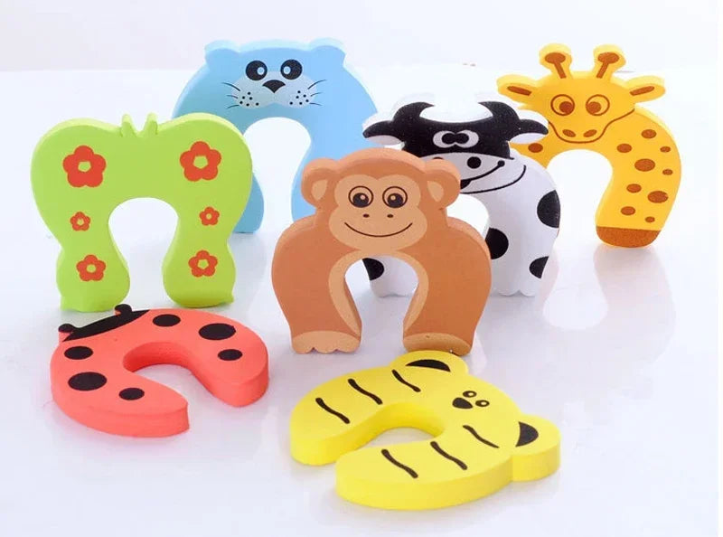 Baby Safety Door Stopper, 2/5 Pieces, Newborn Furniture Protector, Anti-Pinch, Cute Pet Care, Child Lock, Finger Guard