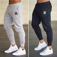 Men's slim fit athletic jogging pants, fitness track pants, sweatpants, Harajuku streetwear, casual summer wear, fjNew