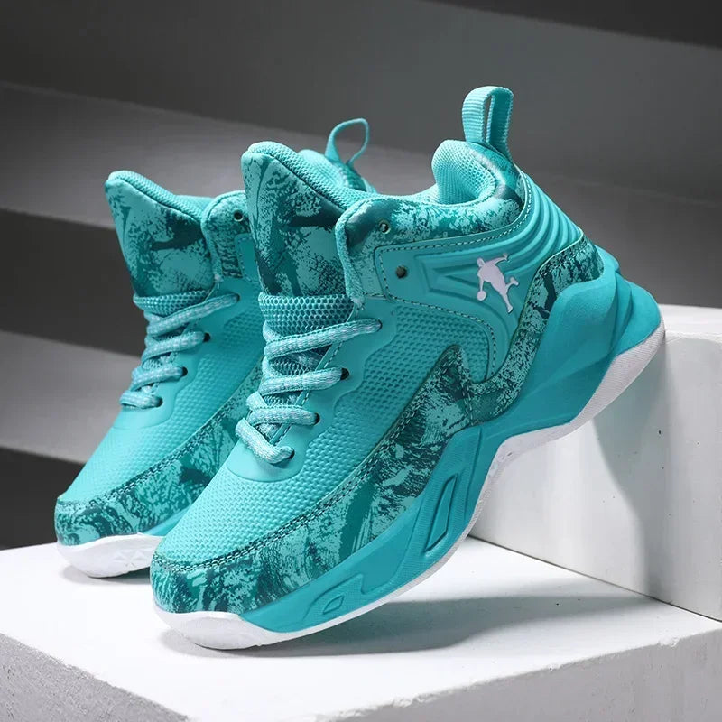 2025 chaussures de Basket-ball pour enfants baskets nouveaux garçons marque semelle épaisse antidérapant enfants chaussures de sport enfant garçon Basket formateur chaussures