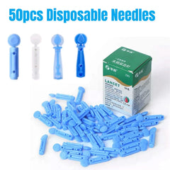 Stylo lancettes stériles, 50 pièces, aiguilles jetables, mesure du sucre dans le sang, stylo de Test, accessoires médicaux pour le Test du diabète