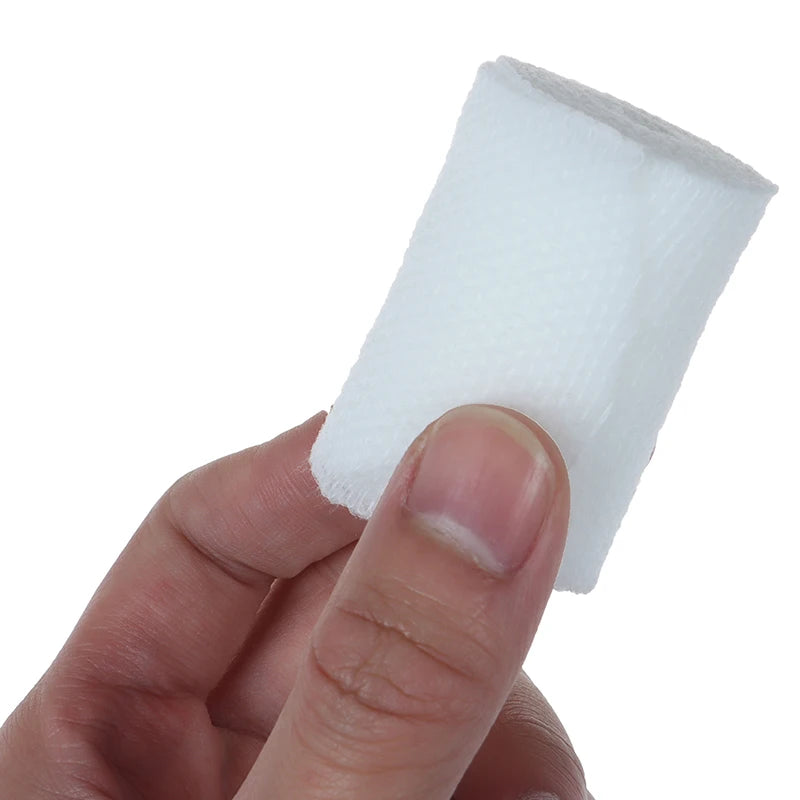 10 rouleaux/lot 5cm x 4.5m PBT pansement élastique trousse de premiers soins rouleau de gaze pansement