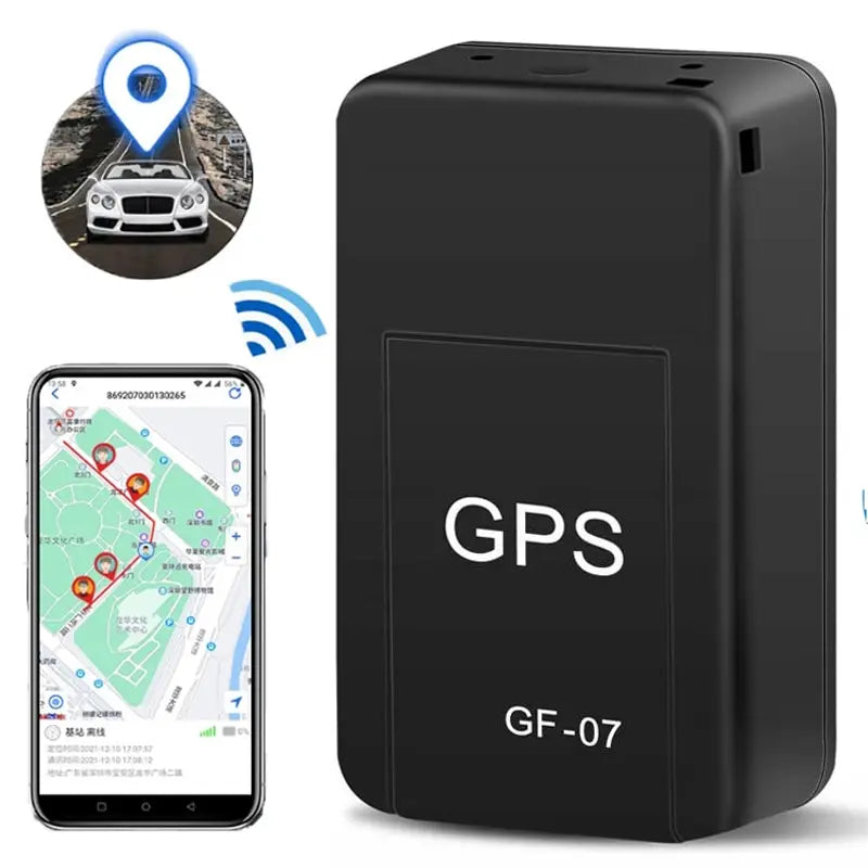 Mini traceur GPS de voiture GF 07, piste en temps réel, Anti-vol, localisateur Anti-perte, support magnétique puissant, positionneur de messages SIM