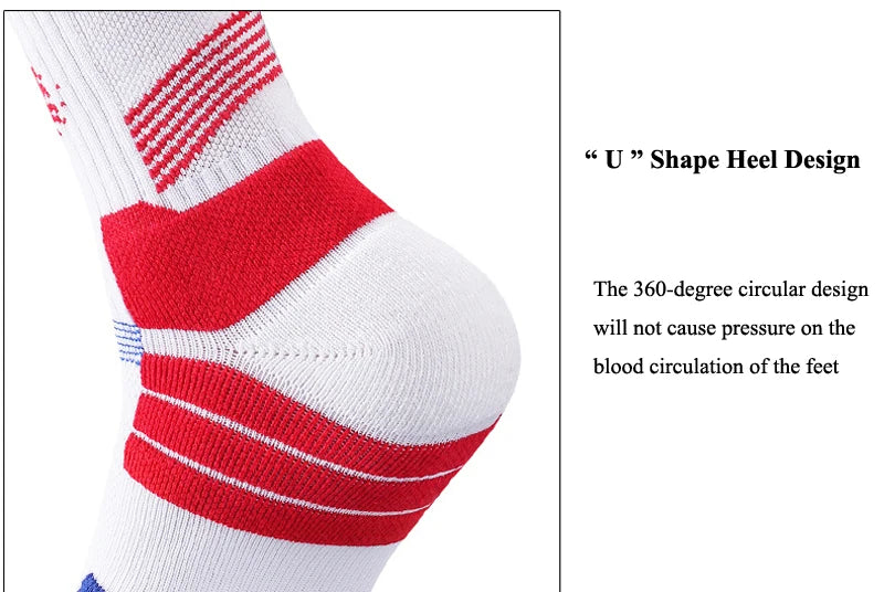 Compression sports socks for men and women, ideal for running, cycling and hiking