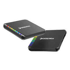 Boîte intelligente de TV Android 11 S905W2 4GB 32GB 64GB AV1 Quad Core WIFI6 4K H96 Max W2 Décodeur Media Player TV Box