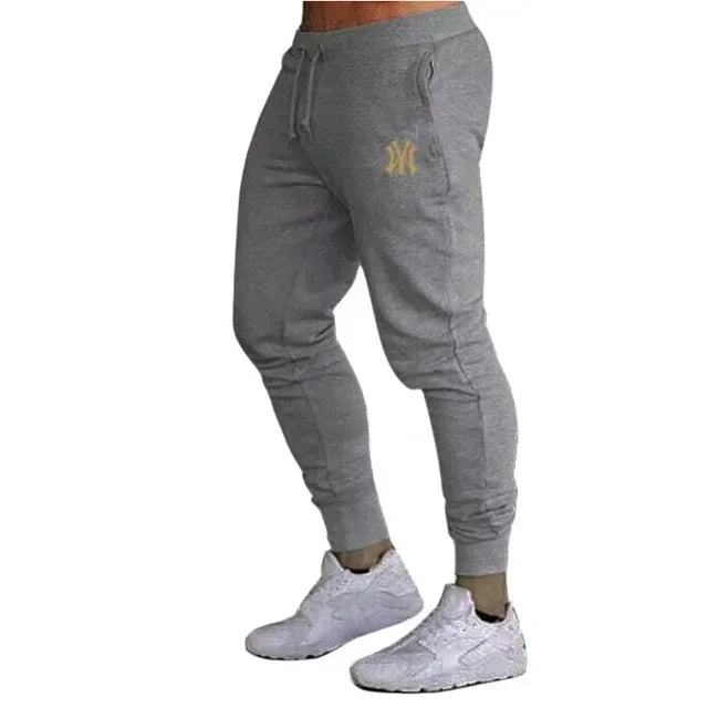 Men's slim fit athletic jogging pants, fitness track pants, sweatpants, Harajuku streetwear, casual summer wear, fjNew