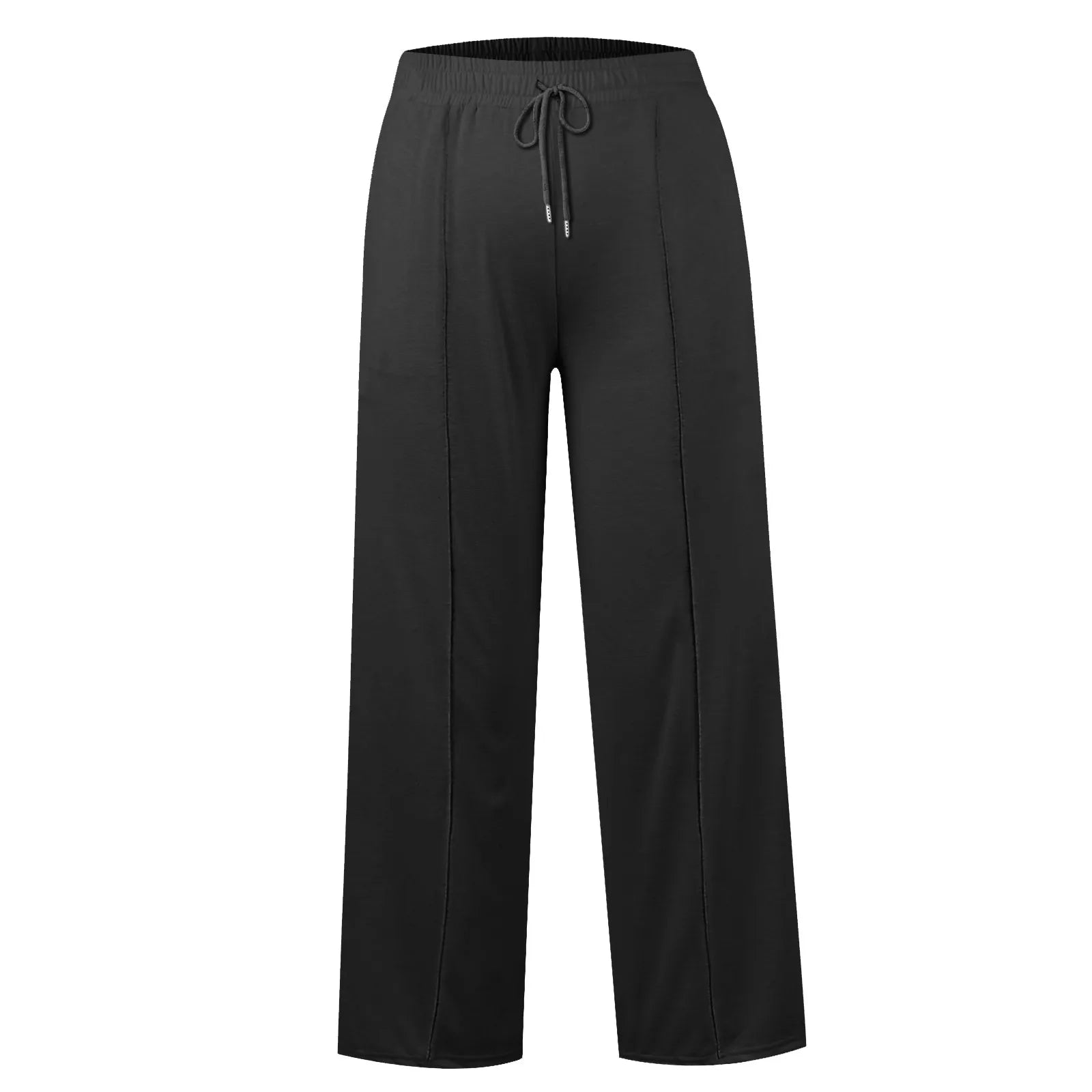 Pantalon de survêtement en polaire pour femmes, Streetwear, taille haute, ample, décontracté, droit, Sport, jambes larges, Baggy, jogging