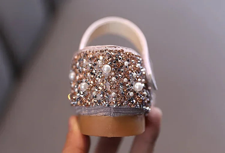 Sandales enfant en bas âge fille chaussures pour enfants perle strass brillant enfants chaussures bébé filles chaussures filles string sandales