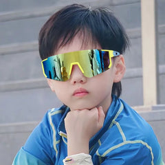 Lunettes de soleil de cyclisme en plein air pour enfants, pour garçons et filles, pour vtt, conduite, vélo, sport, escalade, lunettes de protection, UV400