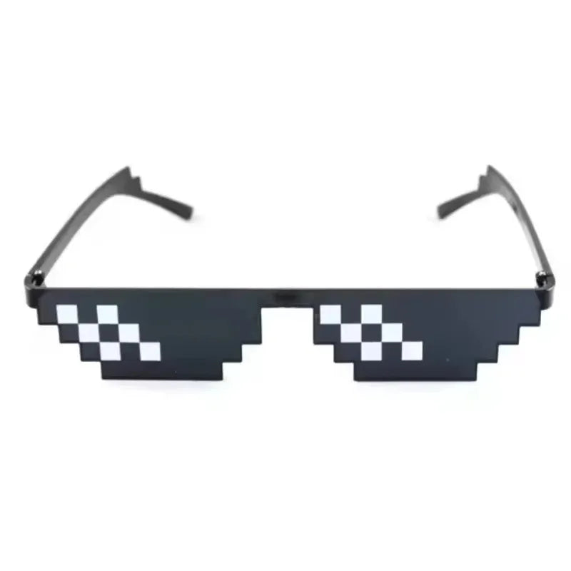 Hot 20 Styles de lunettes de soleil de mode enfants Cos jouer jeu d'action jouet Minecrafter lunettes carrées avec étui EVA jouets pour enfants cadeau