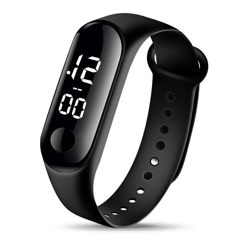 Montres numériques LED pour enfants, montre-bracelet en silicone pour garçons et filles, horloge de sport étanche, luxe, nouveau