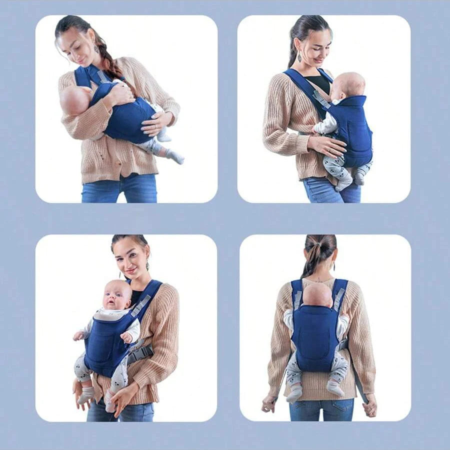 Porte-bébé multifonctionnel, 1 pièce, transport avant et arrière pour les nouveau-nés, parfait pour le confort et la commodité