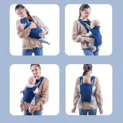 Porte-bébé multifonctionnel, 1 pièce, transport avant et arrière pour les nouveau-nés, parfait pour le confort et la commodité