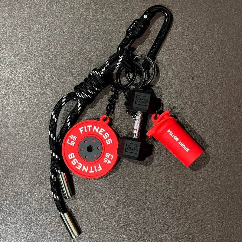 Porte-clés de Fitness pour les amateurs de gymnastique, cadeau Premium, accessoires pour les amateurs de sport, sacs d'entraînement, bouteilles d'eau, boucle en forme de D