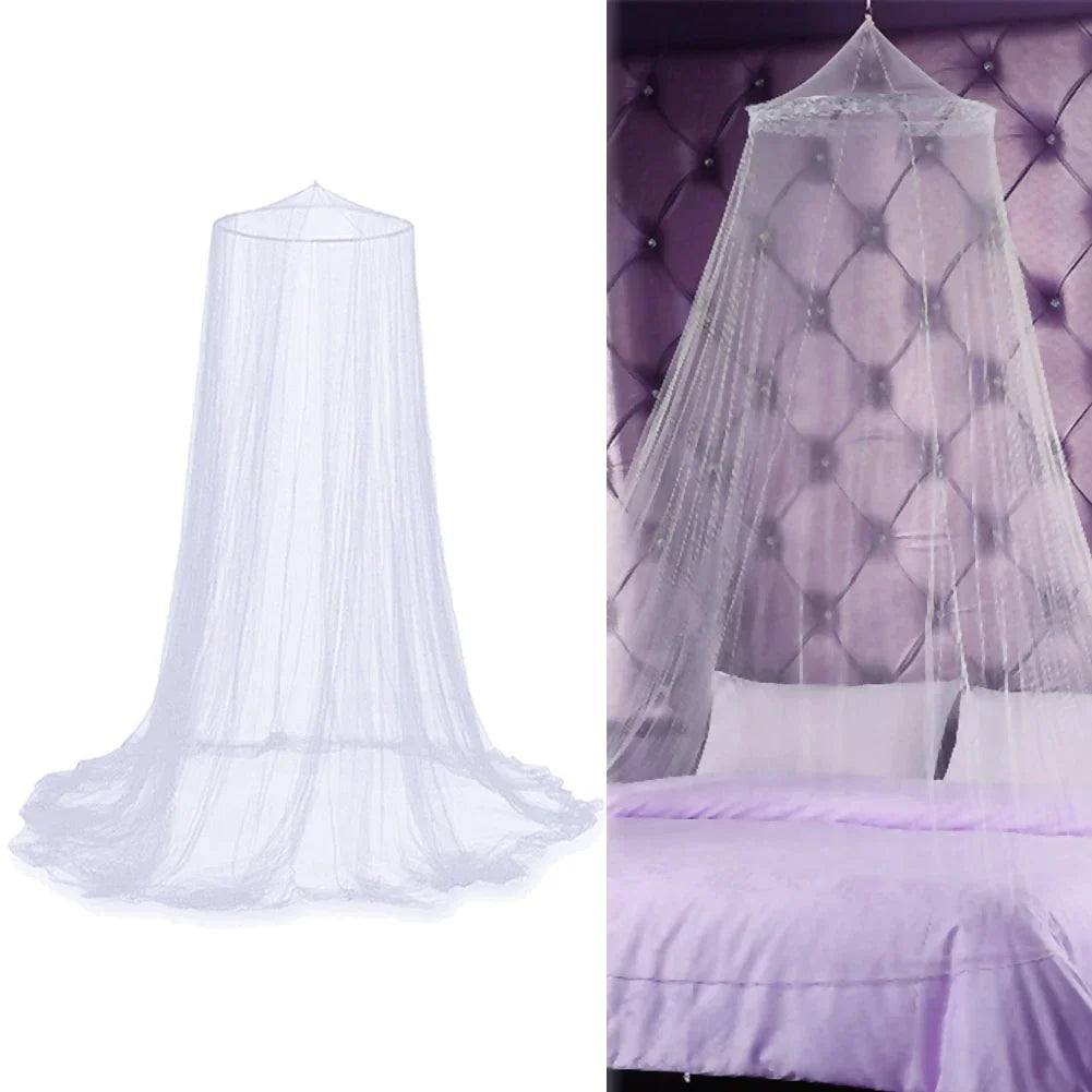 Moustiquaire maille grande dôme suspendu moustiquaire lit filet tente mouche insectes répulsif Protection maison pour lit auvent livraison directe