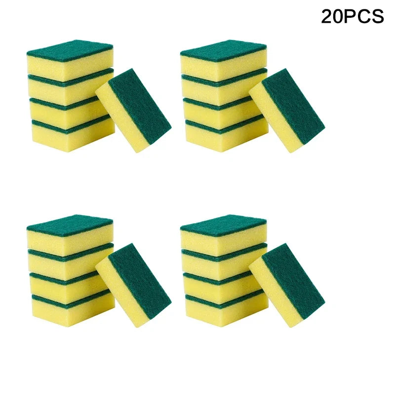 20/30 pièces éponge à vaisselle cuisine Nano émeri magique propre frotter Pot rouille taches focales éponge enlevant Kit brosse de nettoyage éponges