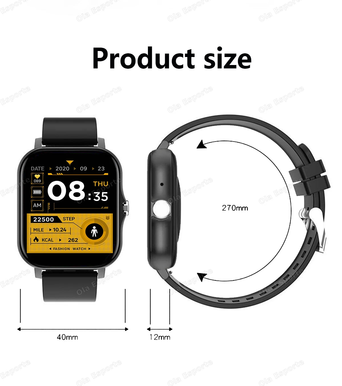 Nouvelle montre intelligente 2.01 pouces HD affichage réponse faire appel Message vue Modes sportifs smartwatch bricolage cadran prévisions météorologiques hommes femmes