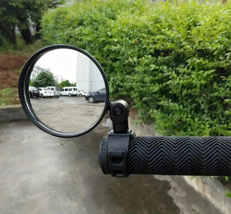 Side mirror for motorcycles, for safety view, turning left and right, Mini adjustable rearview mirror for cars