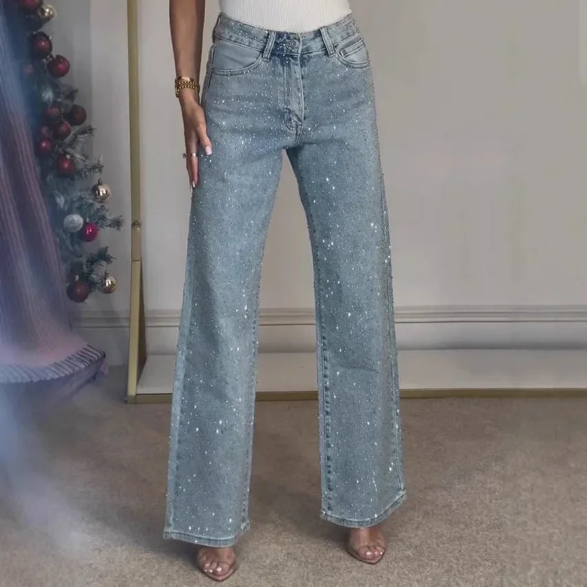 Jean droit pour femmes, pantalon extensible, taille haute, délavé, pour maman, Vintage, Streetwear, Y2k