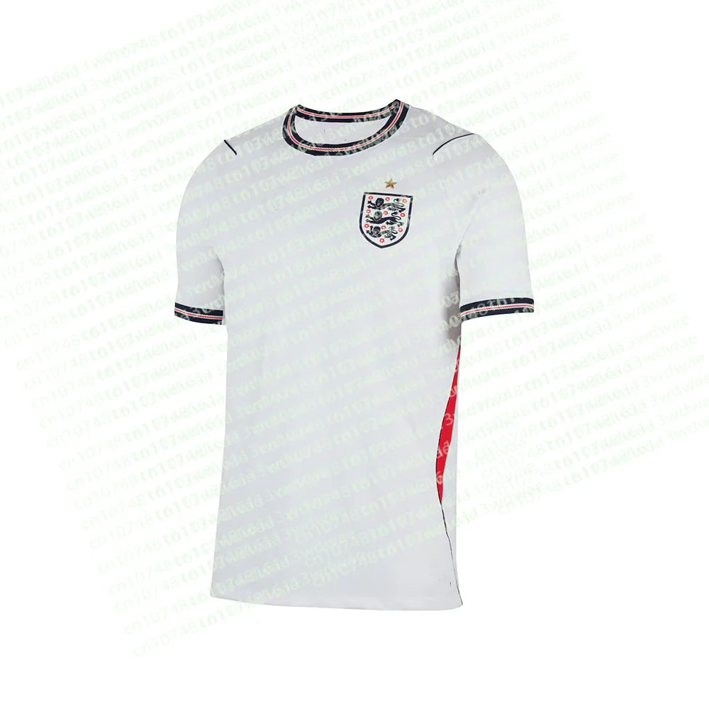 Maillot de football respirant à séchage rapide de l'équipe nationale d'Angleterre, haut de sport confortable pour les fans, maillot de football performant pour enfants