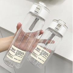 Bouteille d'eau transparente pour enfants, 350/550/800/ml, réutilisable, anti-fuite, Durable, avec bouchon à boire