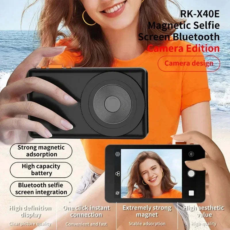 Smartphone moniteur magnétique écran projecteur téléphone caméra arrière Selfie pour Vlog enregistrement vidéo en direct pour Android iPhone