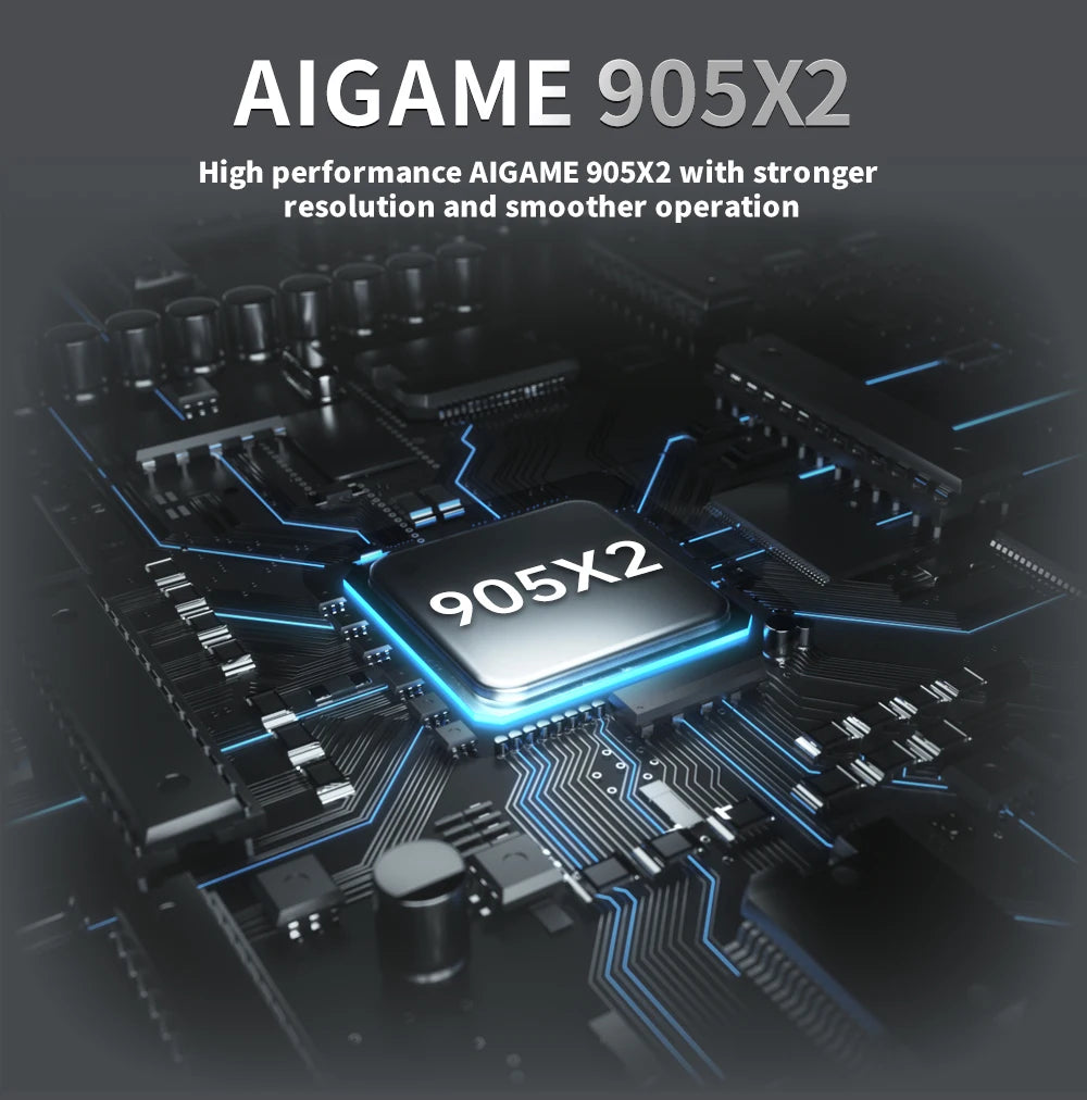 BOYHOM Y6 Console de jeu rétro 4K 60fps sortie HDMI faible latence GD10 TV bâton de jeu double poignée Console de jeu domestique Portable pour GBA