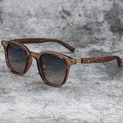 Retro wooden sunglasses for men and women, Mars polarized sunglasses, UV protection glasses, cycling, outdoor activities, street photography