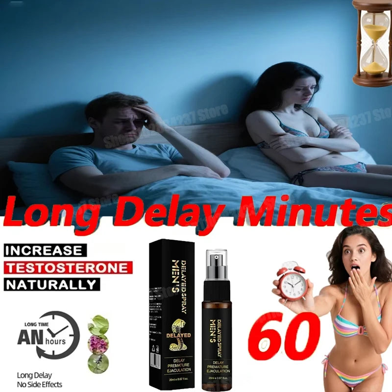 Spray à longue durée XXXL pour le bien-être sexuel et l'agrandissement des couples, lubrifiants, amélioration 88