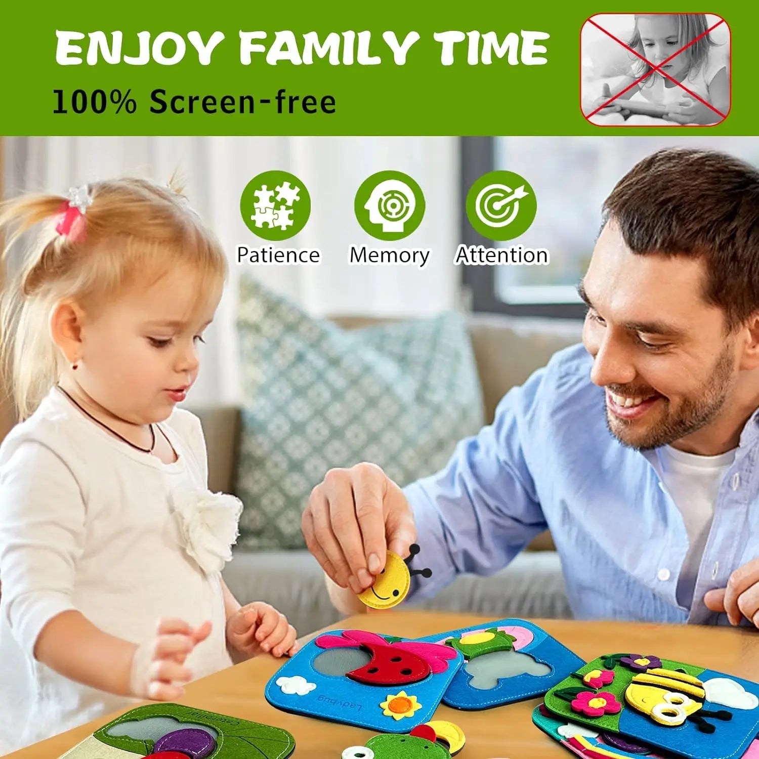 Jouets Montessori, livre occupé pour enfants, forme de couleur, Cognition animale, jouets d'éducation précoce, chiot, livre silencieux, jouets à motricité Fine