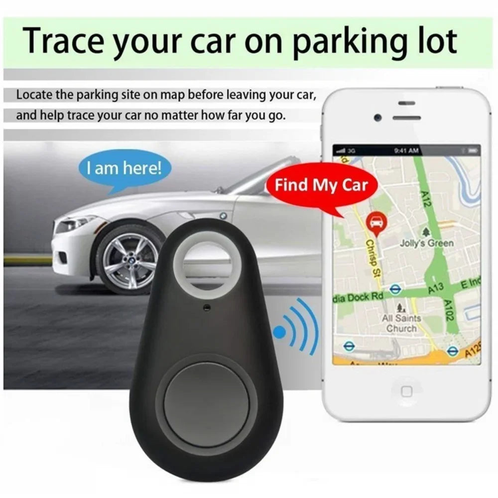 Mini traqueur GPS Bluetooth pour animaux de compagnie et enfants, localisateur de voiture, dispositif d'alarme de prévention des pertes, traqueur de positionnement universel, accessoires de voiture
