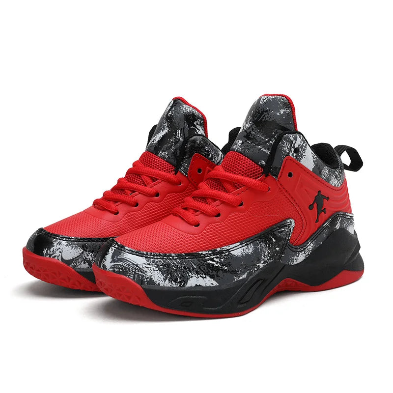 Chaussures de Basket-ball pour enfants, baskets d'extérieur antidérapantes, de sport, de course, d'entraînement, de marche