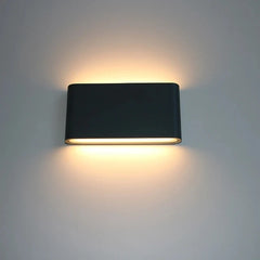 Modern Waterproof Outdoor 12W LED Wall Lamp IP65 Aluminum Up and Down Wall Sconce Garden Porch Decorative Light 110V 220V
