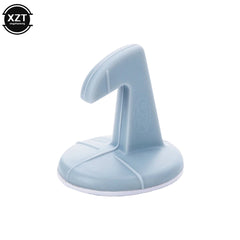 Butoir de porte épais pour mur arrière, tampon Anti-collision, poignée de porte, bâton Anti-collision muet avec crochet, tampon Anti-Vibration pour porte