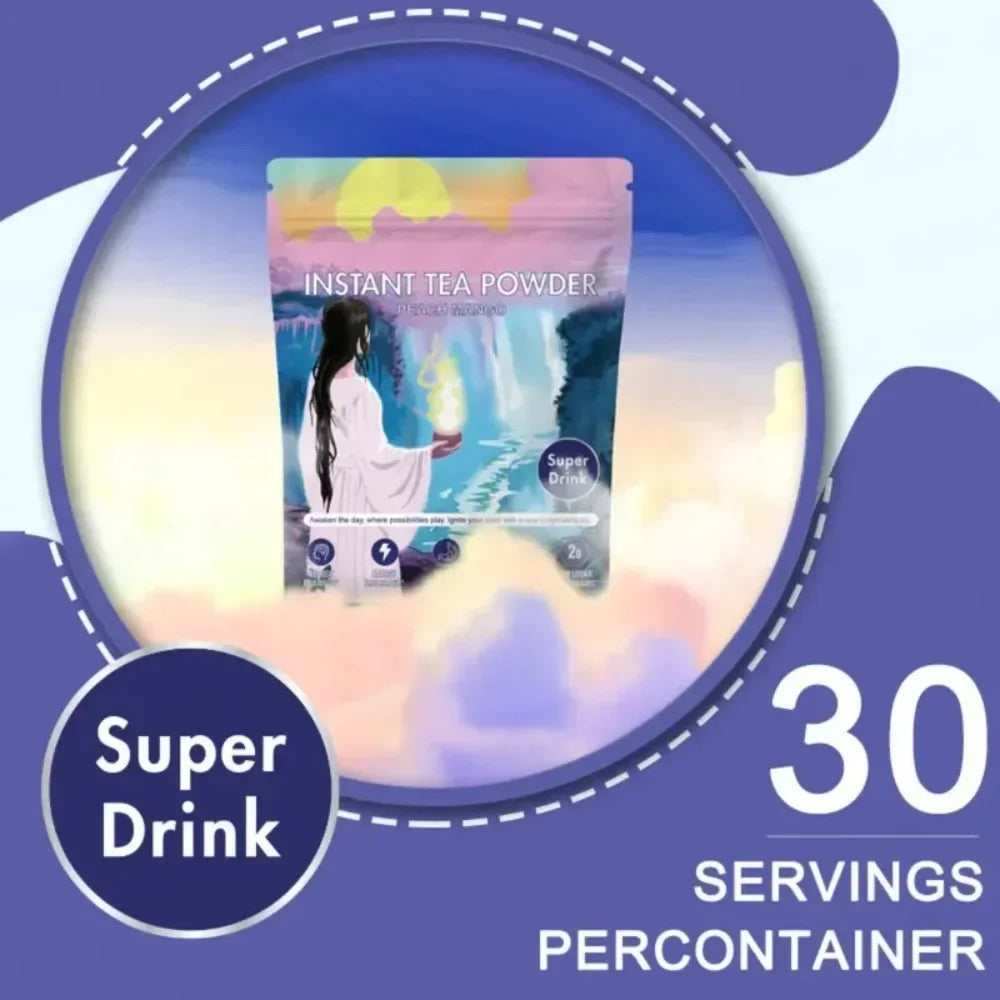 YERMA MAGIC Poudre de Yerba Mate instantanée - Soutient l'énergie et la santé intestinale