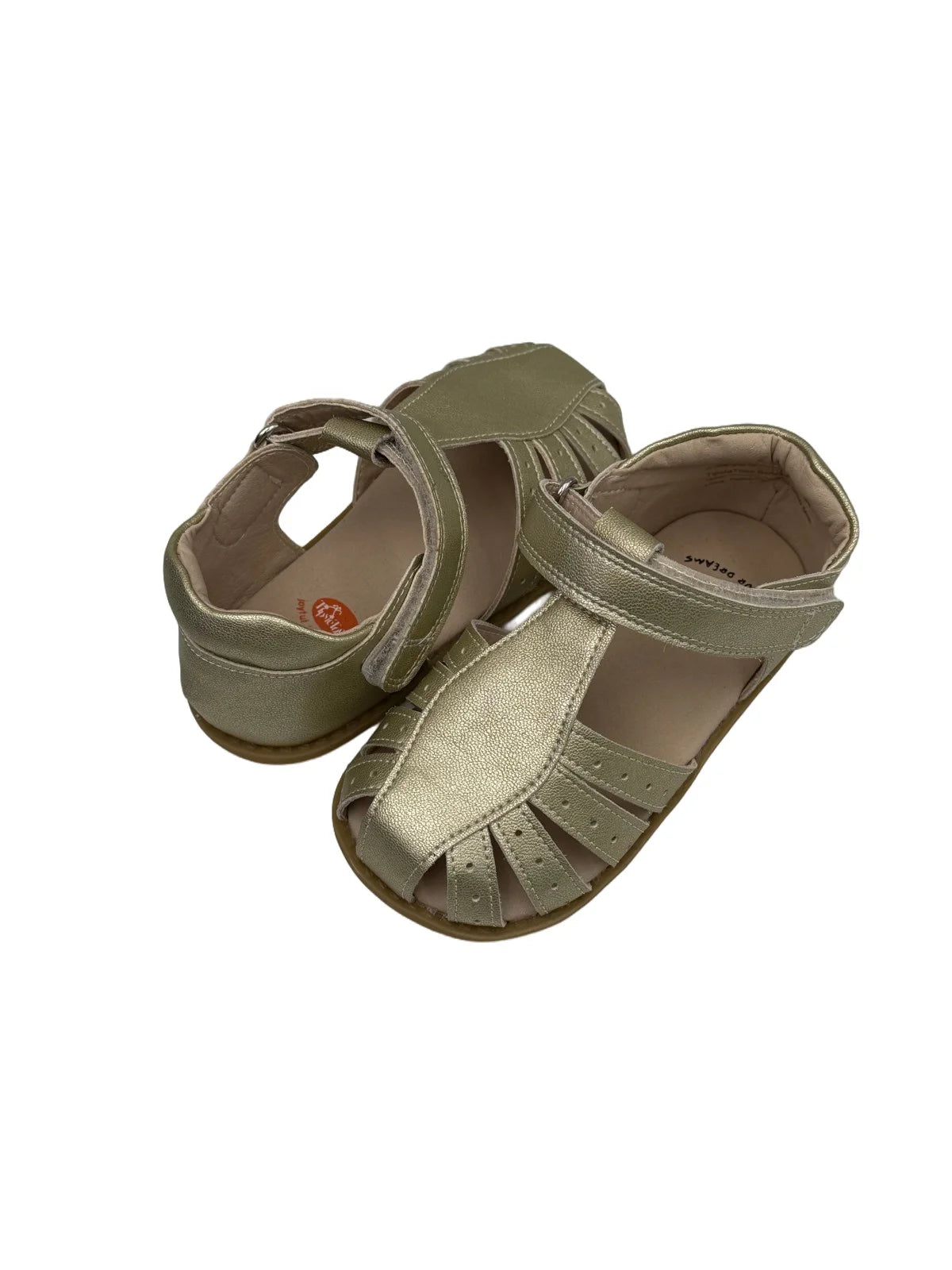 Tipsietoes Enfants filles pieds nus sandales d'été talon bas en cuir véritable Enfants Fille robe de soirée chaussures Enfant en bas âge Enfants