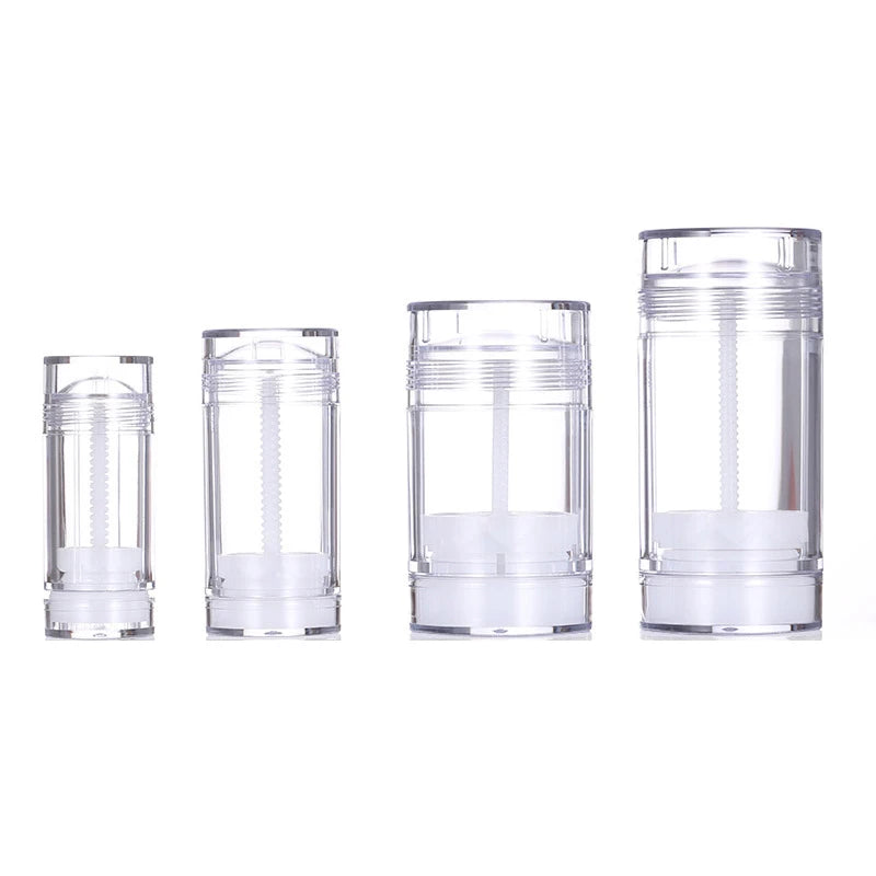 Tube déodorant rond torsadé fait à la main, 15/30/50/75g, remplissage du fond, bâton de Blush vide, bâton de remplissage, conteneur déodorant de voyage