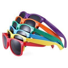 12 couleurs à la mode nouveaux enfants lunettes de soleil mode carré lunettes d'extérieur nuances pour enfants garçons filles UV Preotection lunettes de soleil
