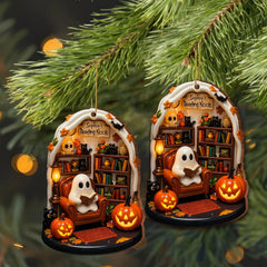 New Halloween Ghost Reading 2D Flat Ornaments Festival Atmosphere Theme Party Decorative Supplies Creative Home Decoration Accessory