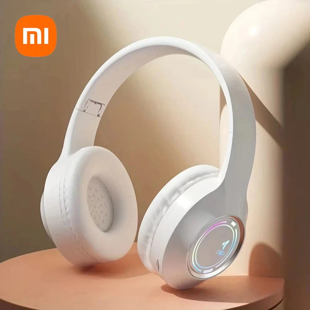 Xiaomi Bluetooth casque sans fil pliable casque sur l'oreille haute fidélité basse stéréo avec Microphone musique jeu casque