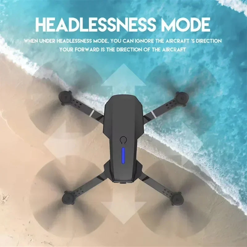2024 nouveau E88 Pro WIFI FPV Drone grand Angle HD 4K 1080P caméra hauteur tenir RC pliable quadrirotor hélicoptère jouets cadeau