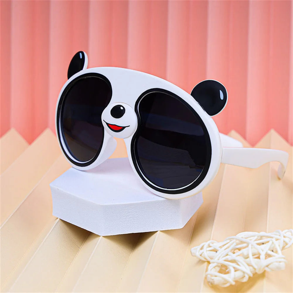 Lunettes de soleil de dessin animé pour enfants, Krasno-lunettes de soleil pour garçons et filles, protection extérieure en silicone, nuances UV400, cadeaux mignons