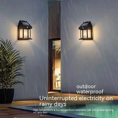 Powerful outdoor solar garden lamp, solar-powered outdoor light, waterproof LED light, outdoor decoration
